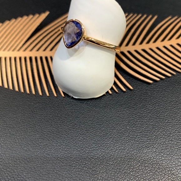 SOLD!! What a deal🥳Natural Blue Sapphire 18 KT Ring. - Picture 3 of 8